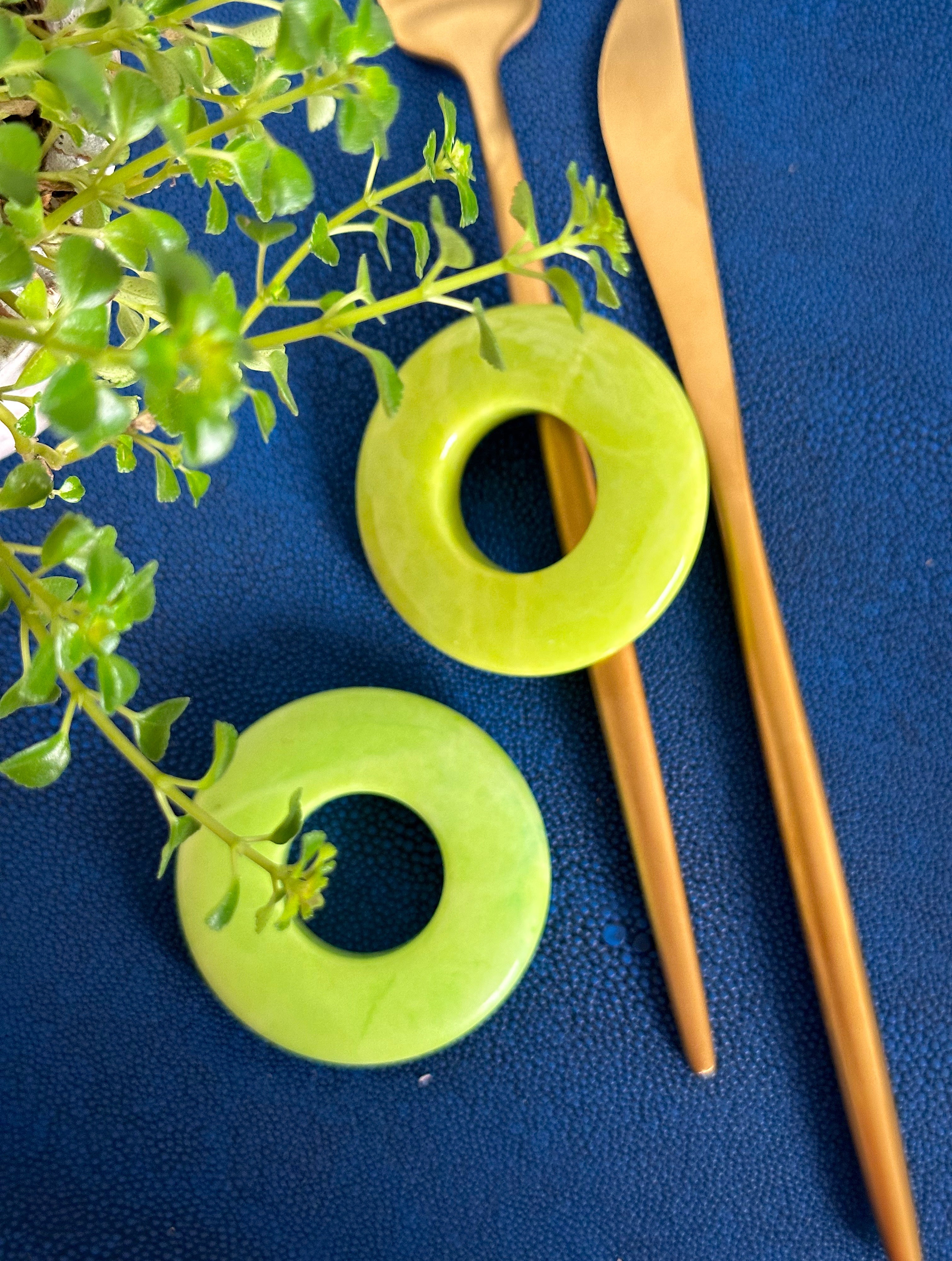 Alabaster Napkin Ring Set