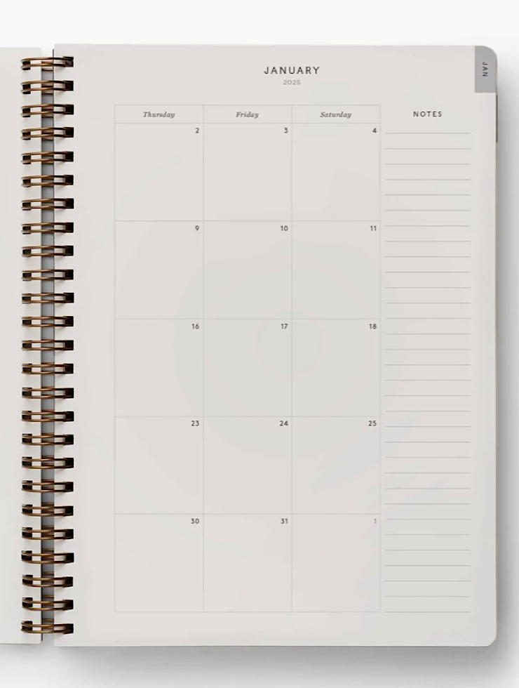 Roses Softcover Planner 2025