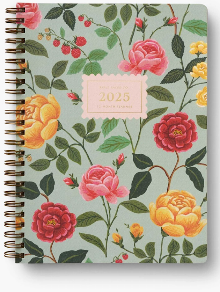 Roses Softcover Planner 2025