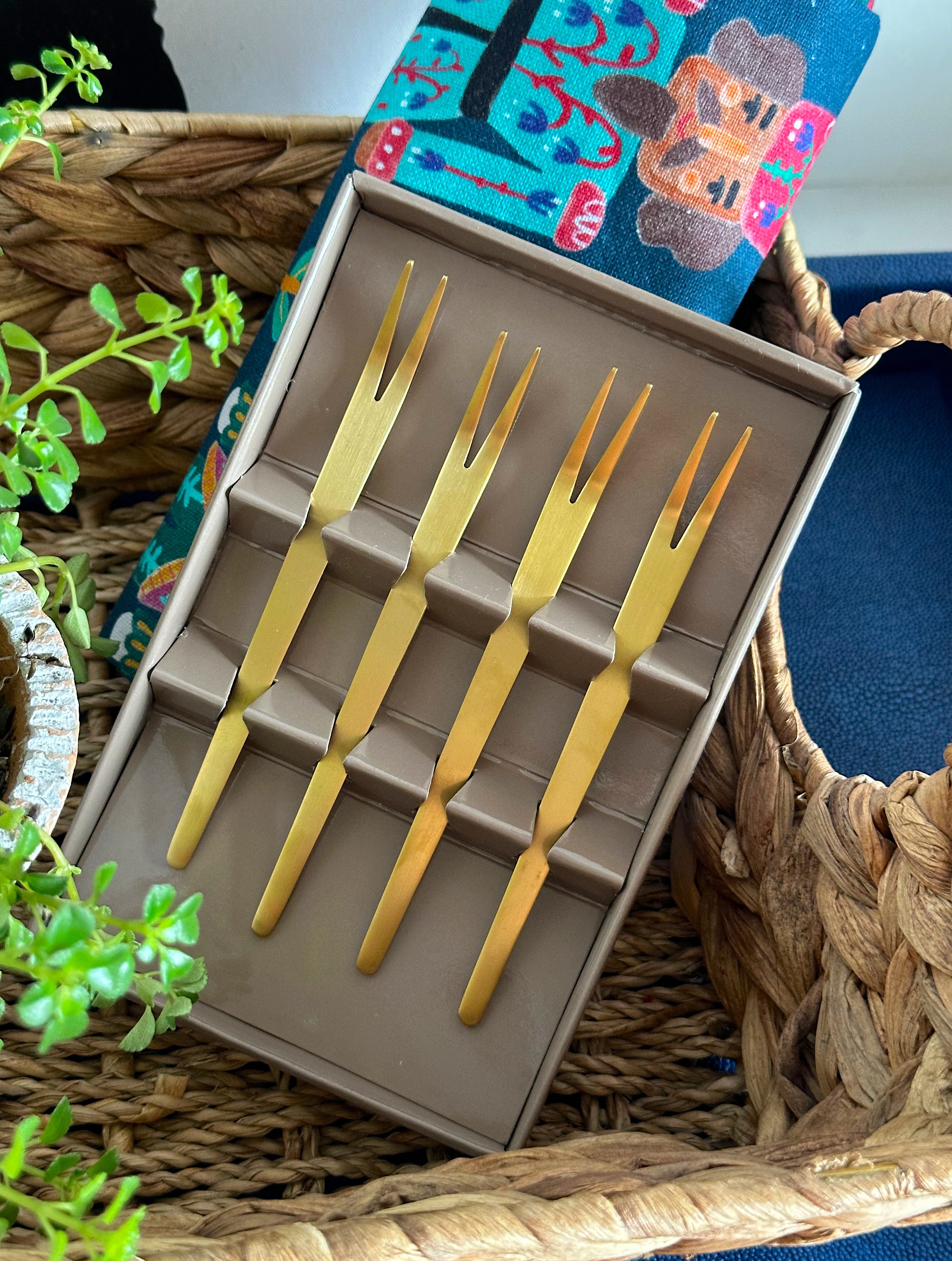 Gold Fork Set