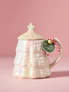 Merry Tree Lidded Mug