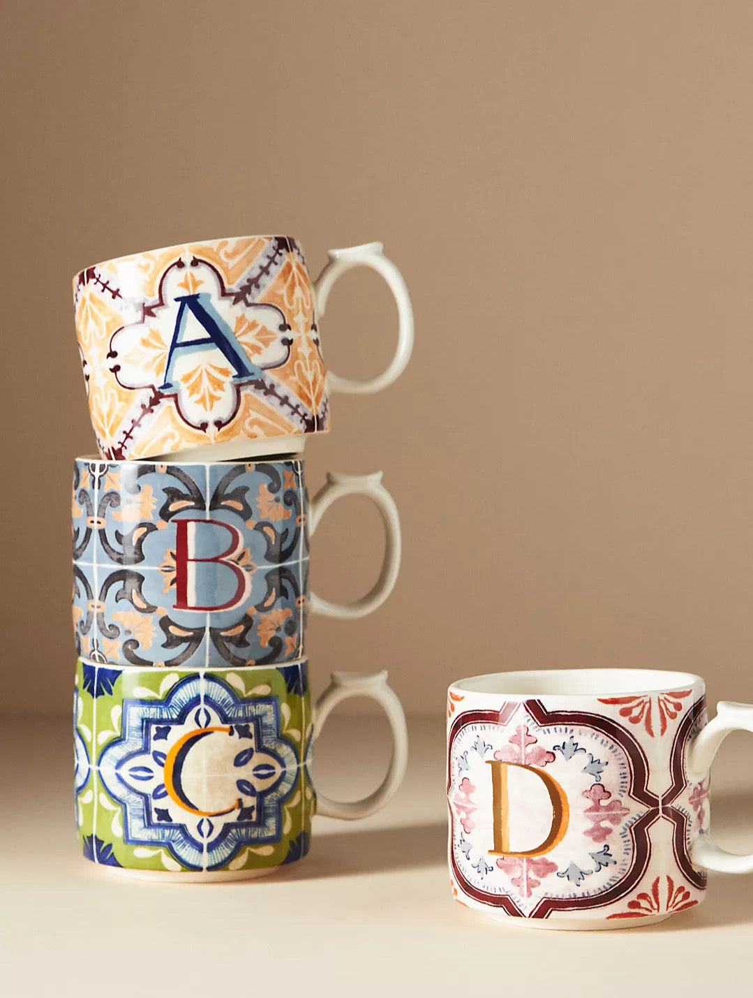 Mezze Monogram Mug