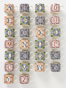 Mezze Monogram Mug