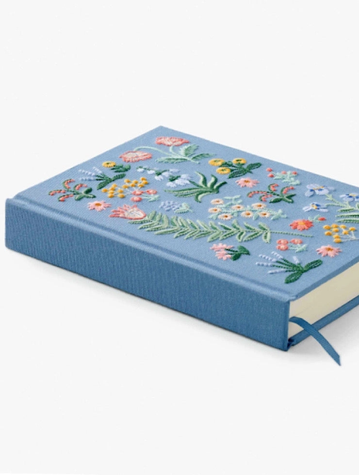 Menagerie Garden Embroidered Journal