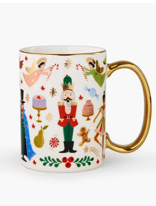 Holiday Nutcracker Porcelain Mug