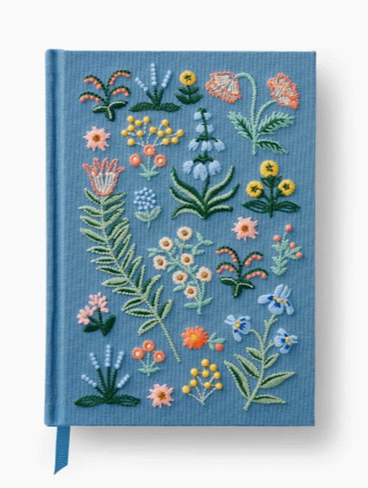 Menagerie Garden Embroidered Journal